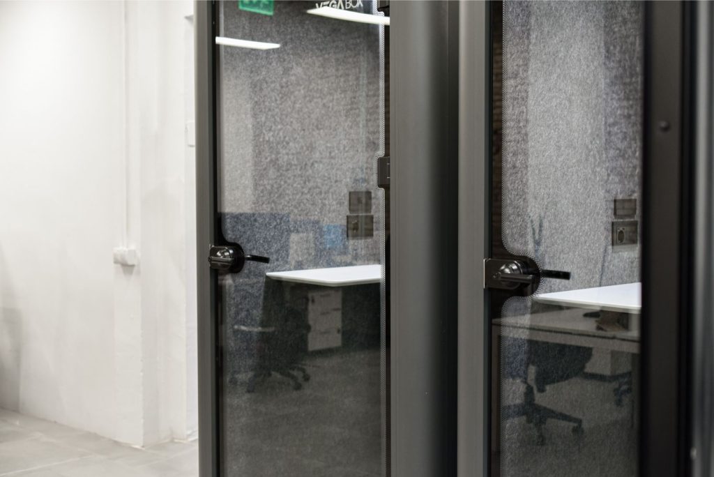 Cabinas de llamadas del coworking en Valencia